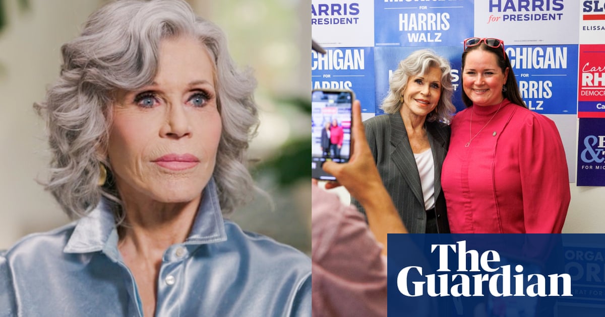 Jane Fonda rallies disaffected young US voters: ‘Do not sit this el...